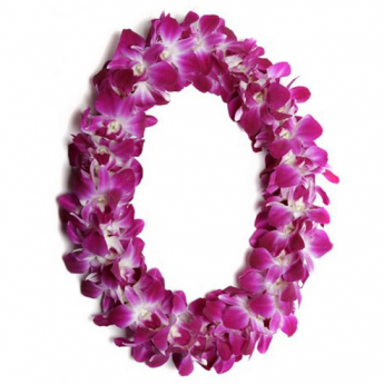 Double Orchid Lei
