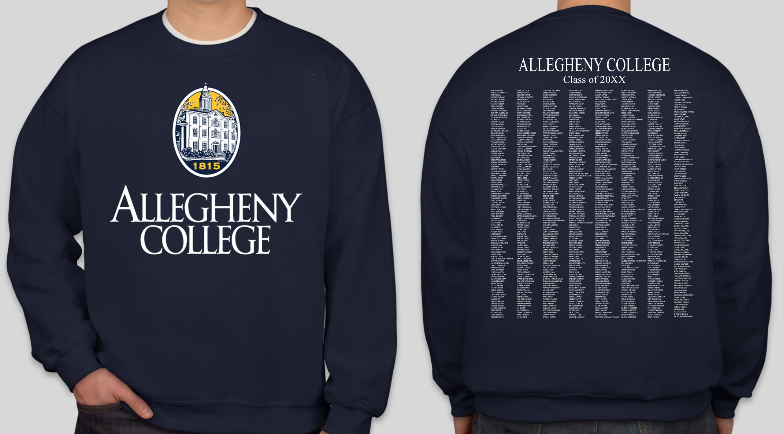 Allegheny College Commencement Group